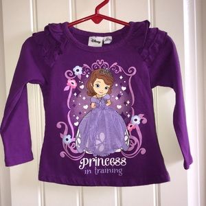 Purple Sophia the First Princess in Training Shirt